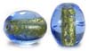 Oval Gold foil beads - click here for large view